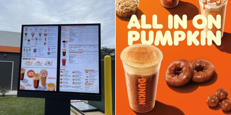 Dunkin' Menu