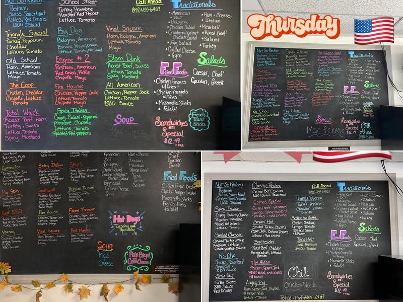 Triangle Store & Deli Menu