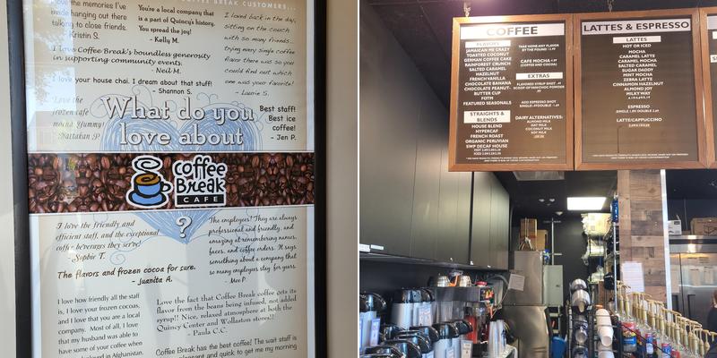 Coffee Break Cafe Menu