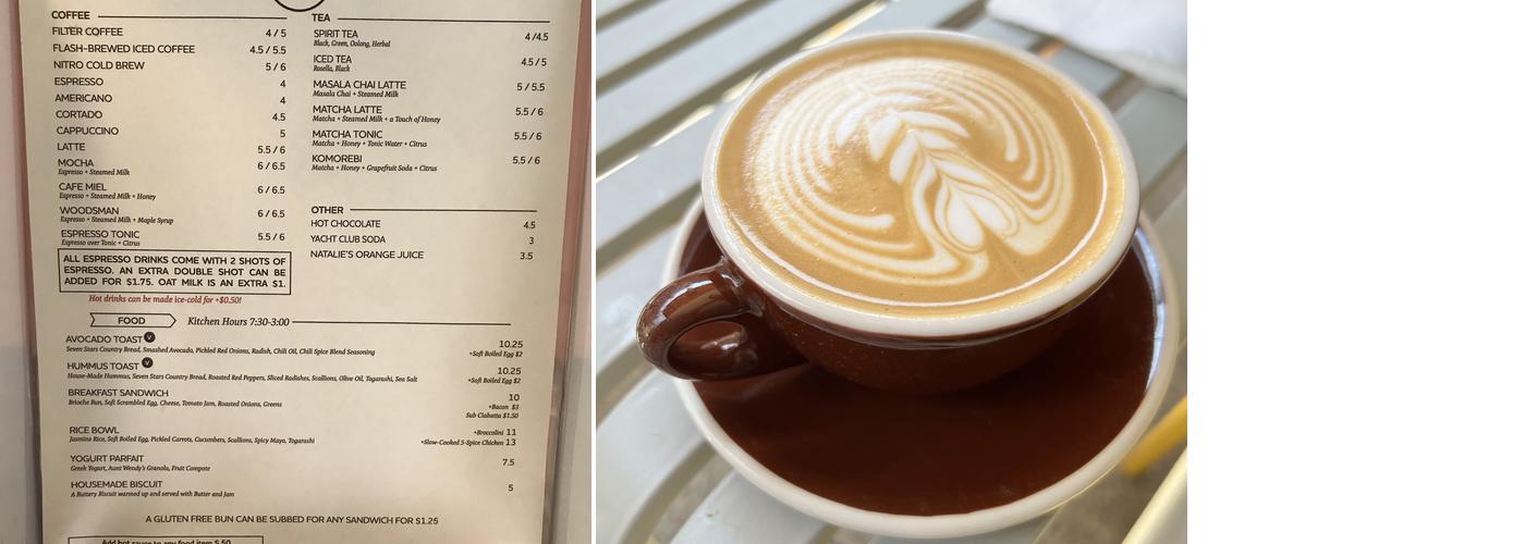 Bolt Coffee Menu