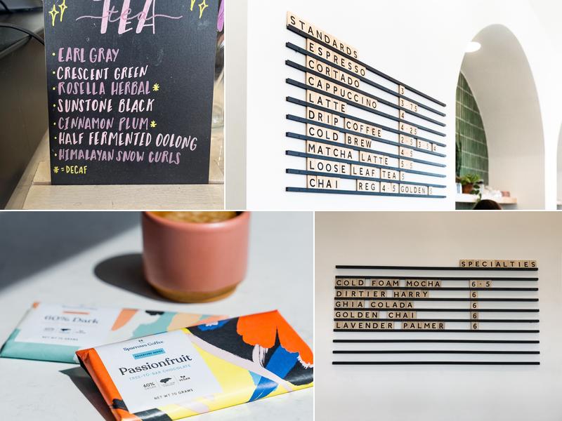 Sparrows Coffee Menu