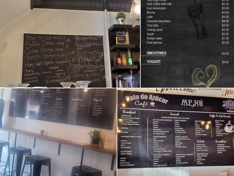 Palo de Azucar Cafe Menu