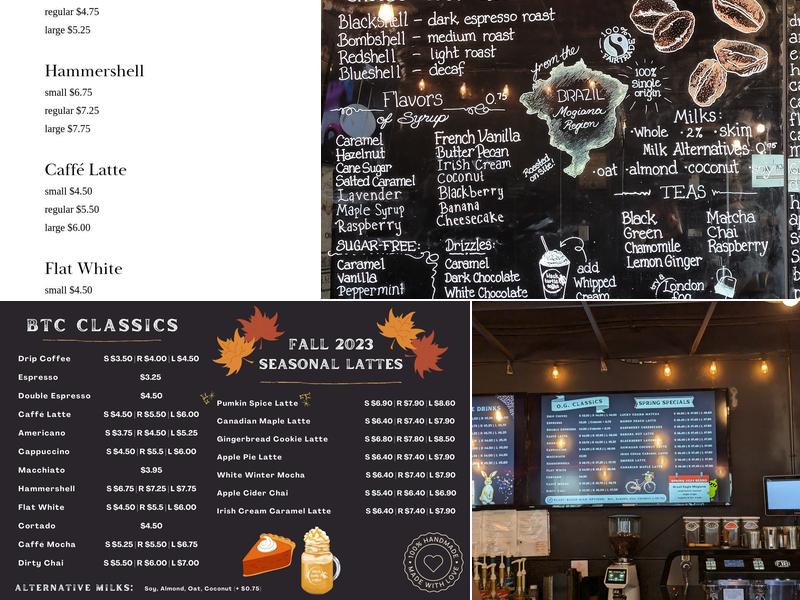 Black Turtle Coffee Menu