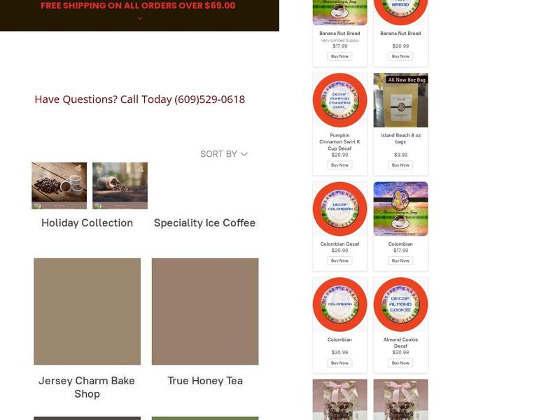 Jersey Charm Coffee Menu