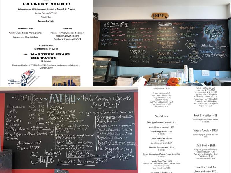 Java Blue Coffee and Market Menu