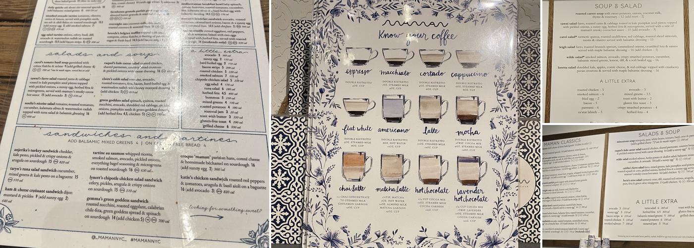 Maman Menu
