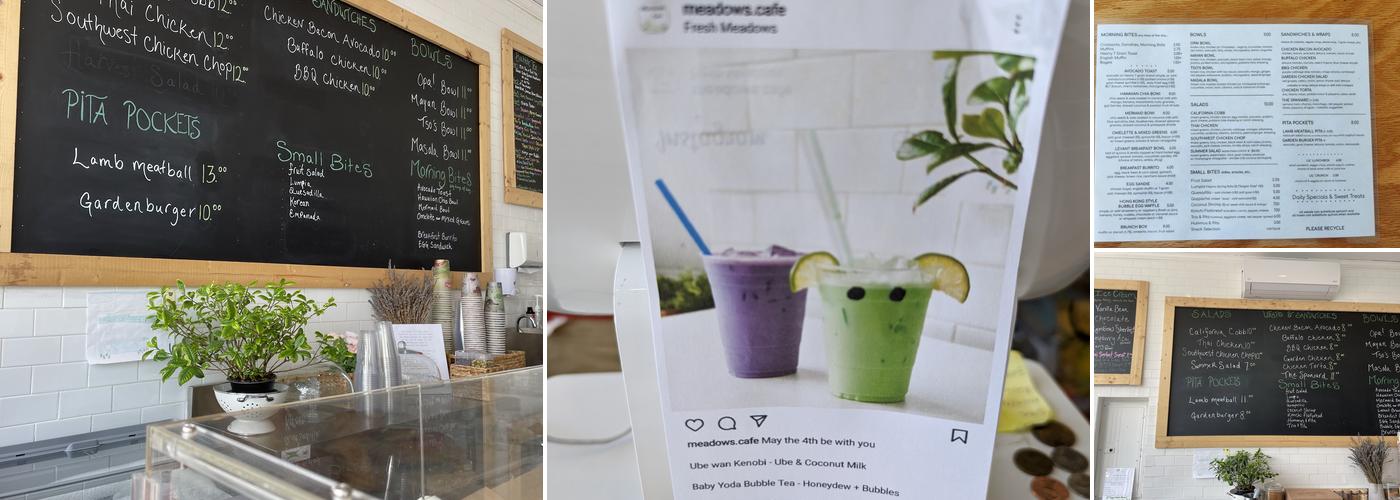 Meadows Cafe Menu