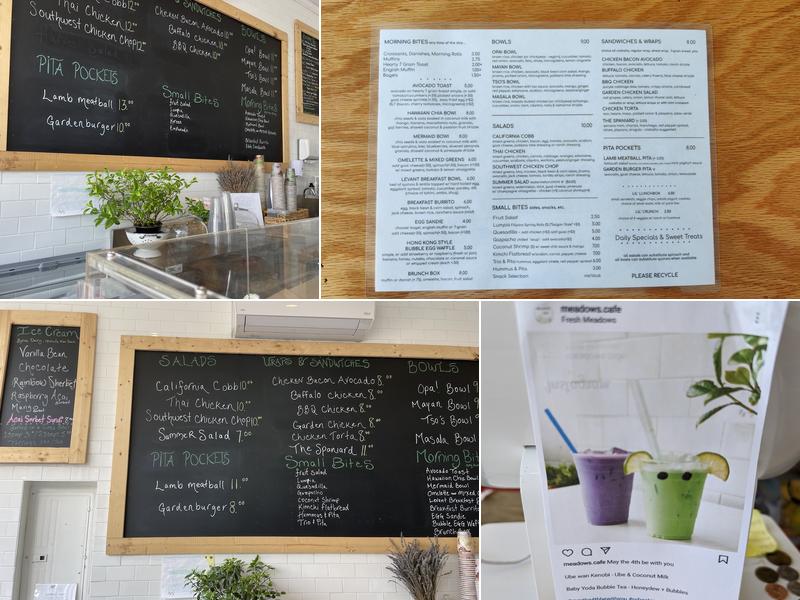 Meadows Cafe Menu