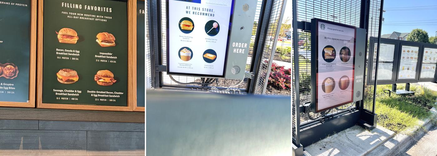 Starbucks Menu