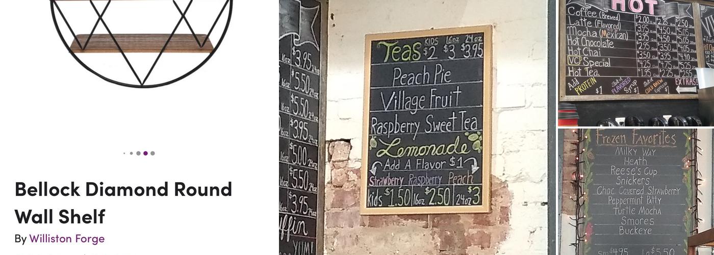 Village Cup Menu