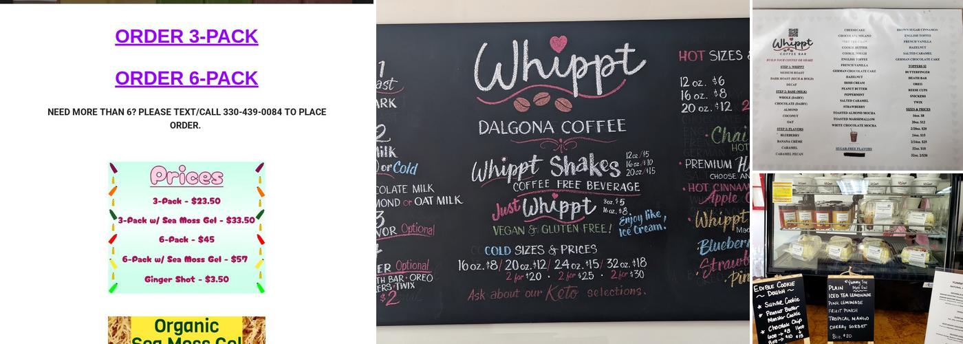Whippt Dalgona South Korean Style Coffee Menu