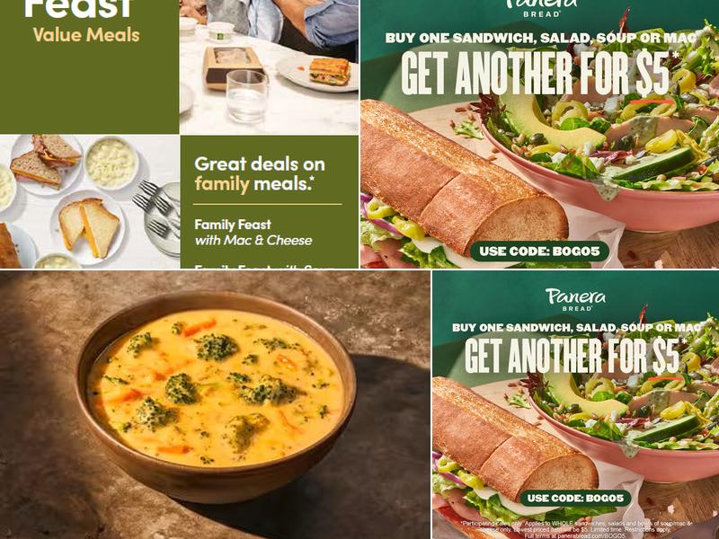 Panera Bread Menu