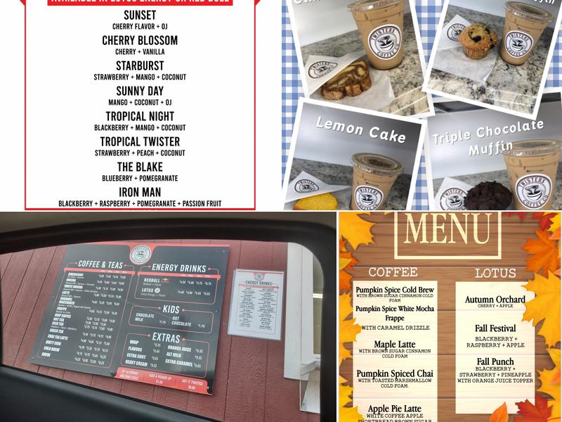 Twisters Coffee Co Menu