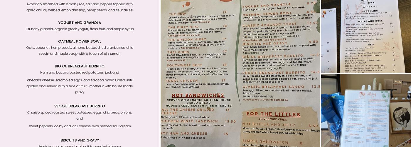 Little Leaf Cafe and Catering Menu