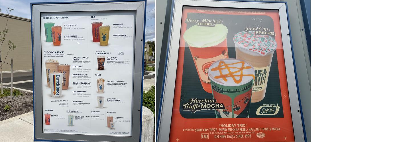 Dutch Bros Coffee Menu