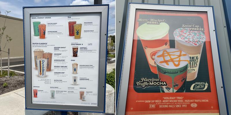 Dutch Bros Coffee Menu