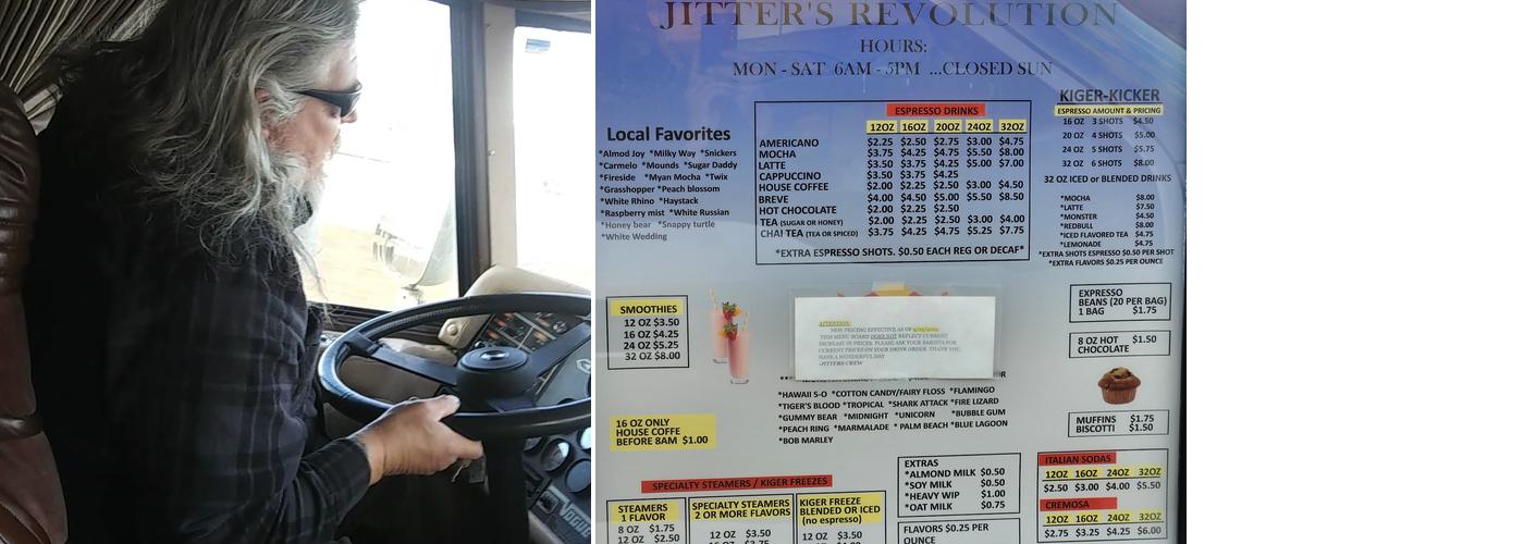 Jitters Revolution Menu