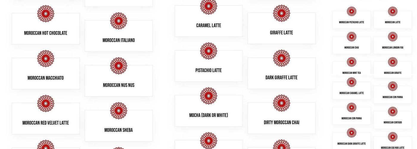 Ovation Coffee & Tea Menu