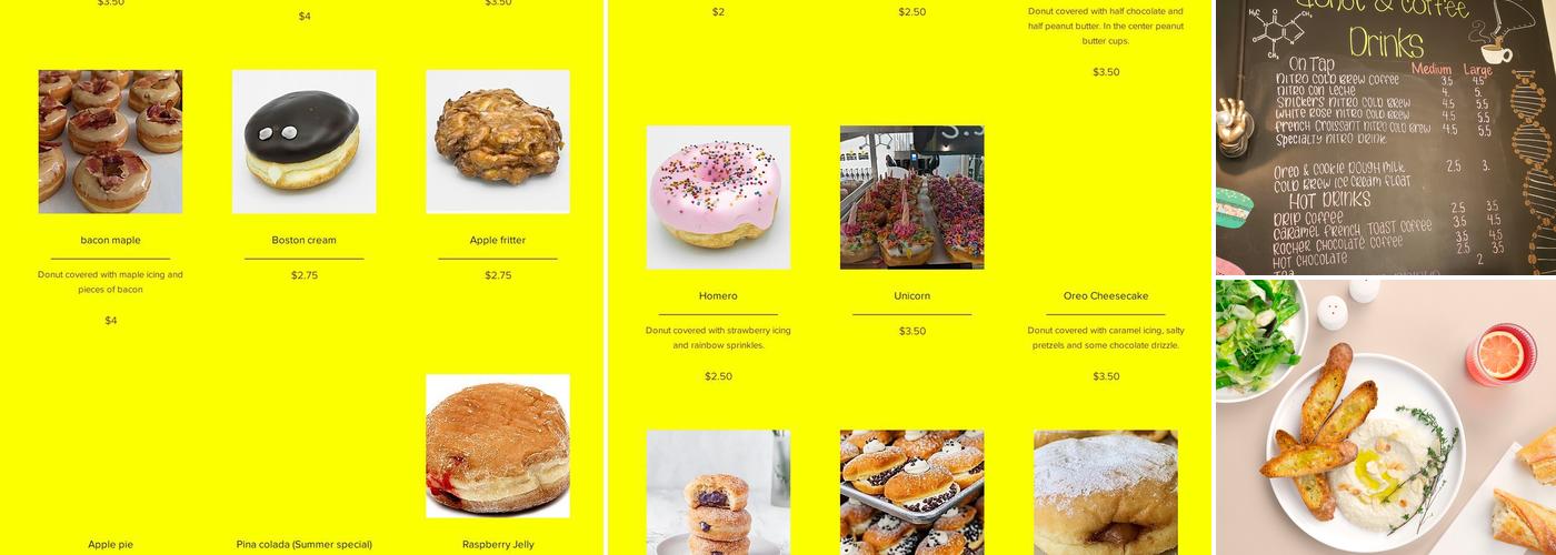 Donerds Donuts Menu