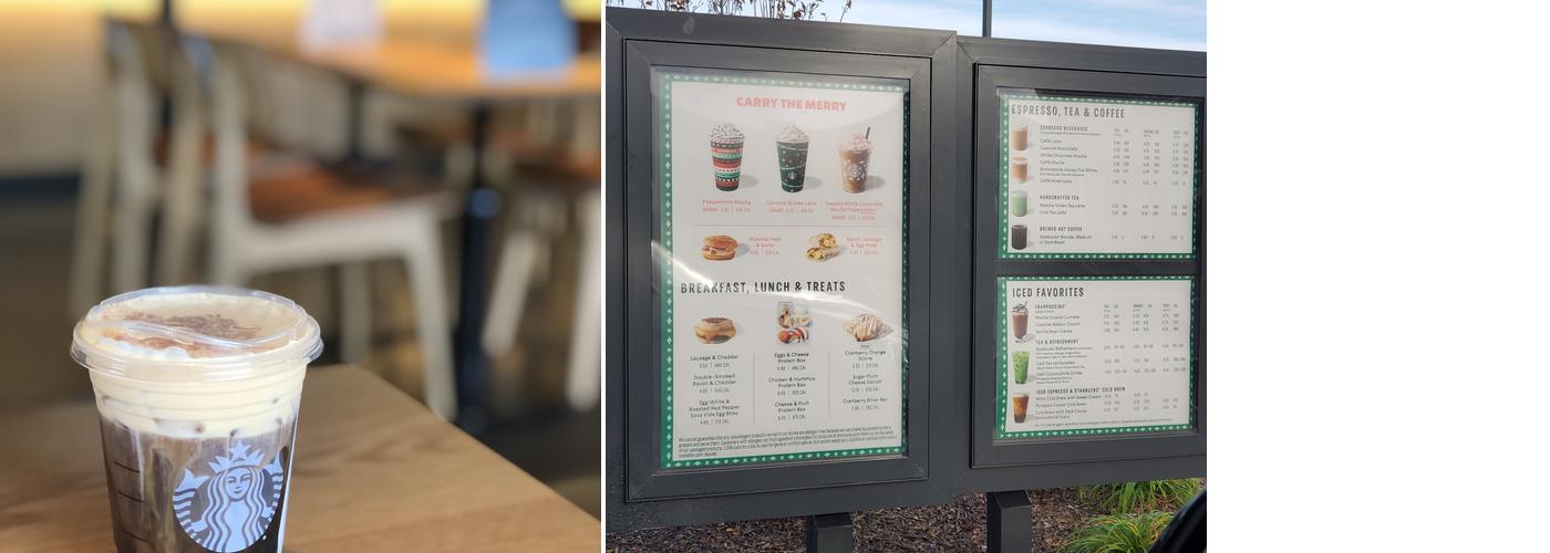 Starbucks Menu