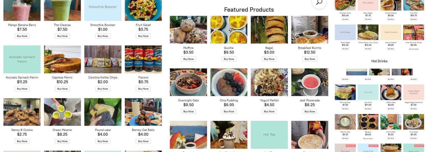 Three Little Birds Cafe & Juice Bar Menu