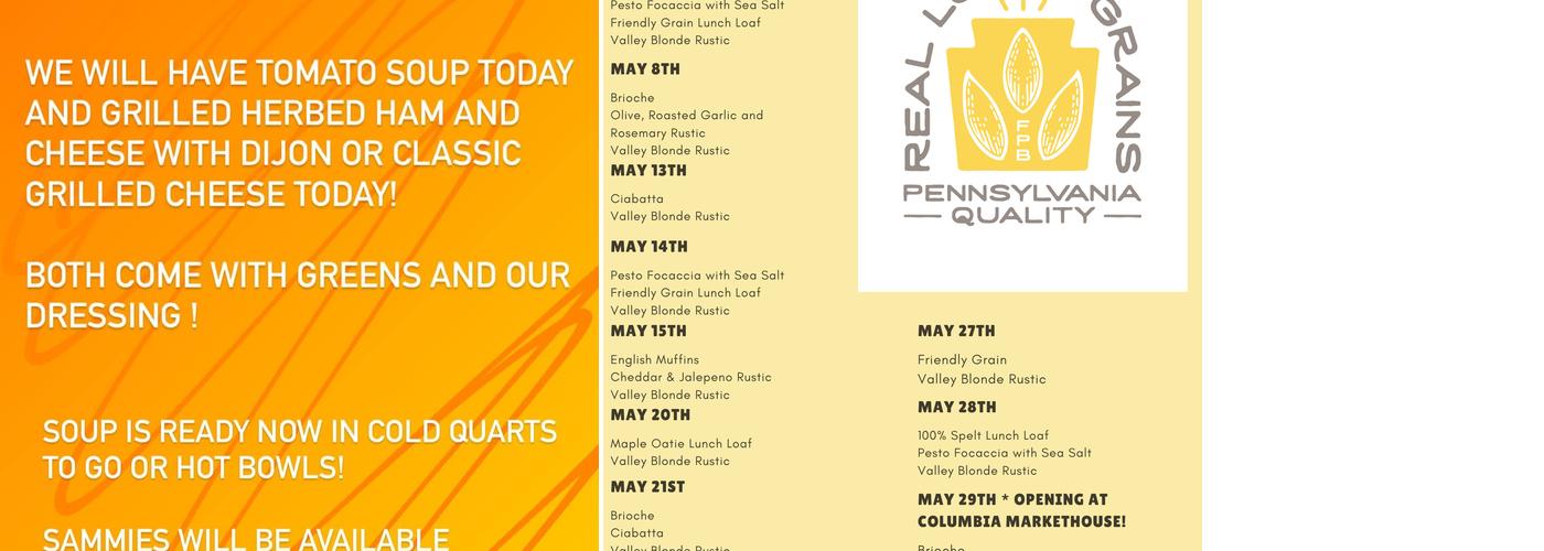 Front Porch Baking Co. Menu