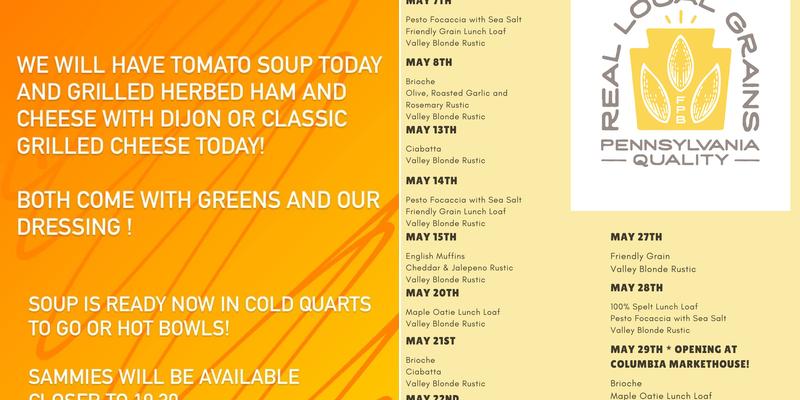 Front Porch Baking Co. Menu