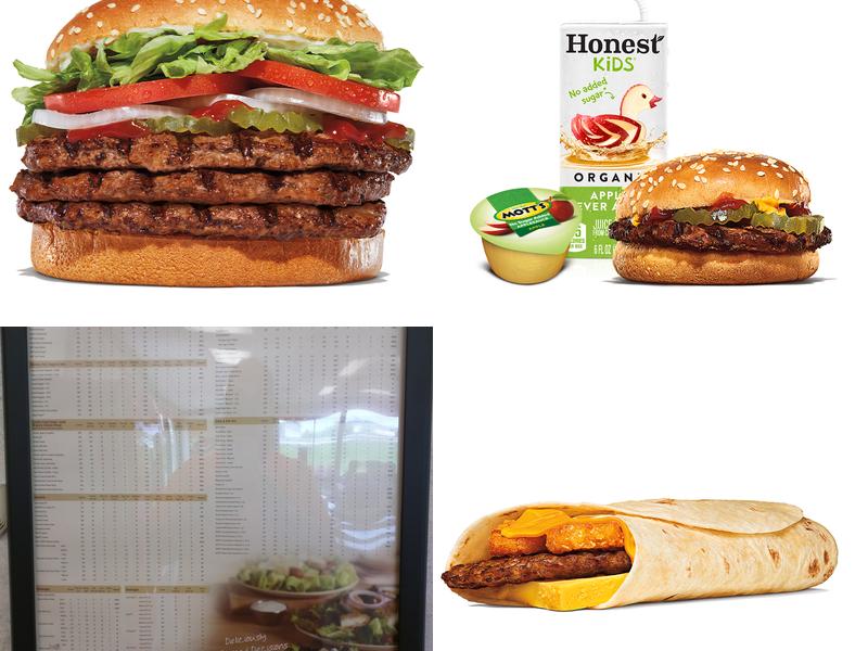 Burger King Menu