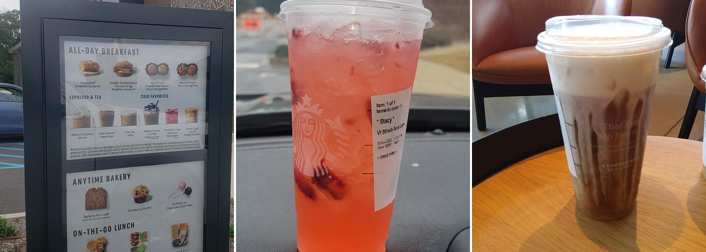 Starbucks Menu