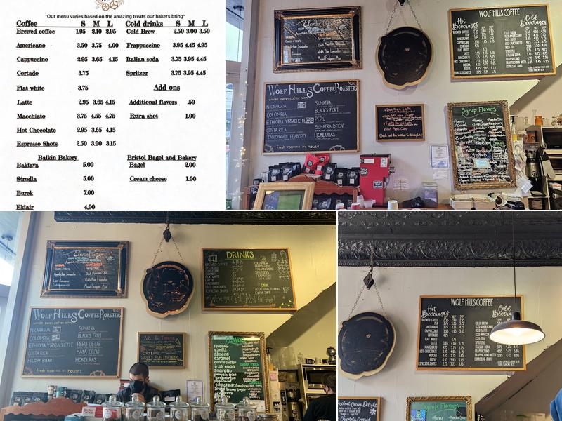 Wolf Hills Coffee Menu