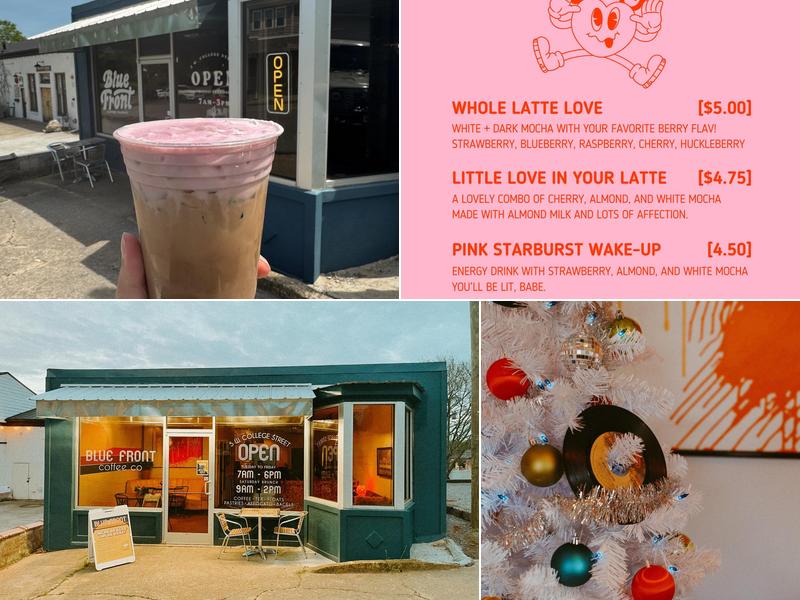 Blue Front Coffee Co. 5 W College St, Athens