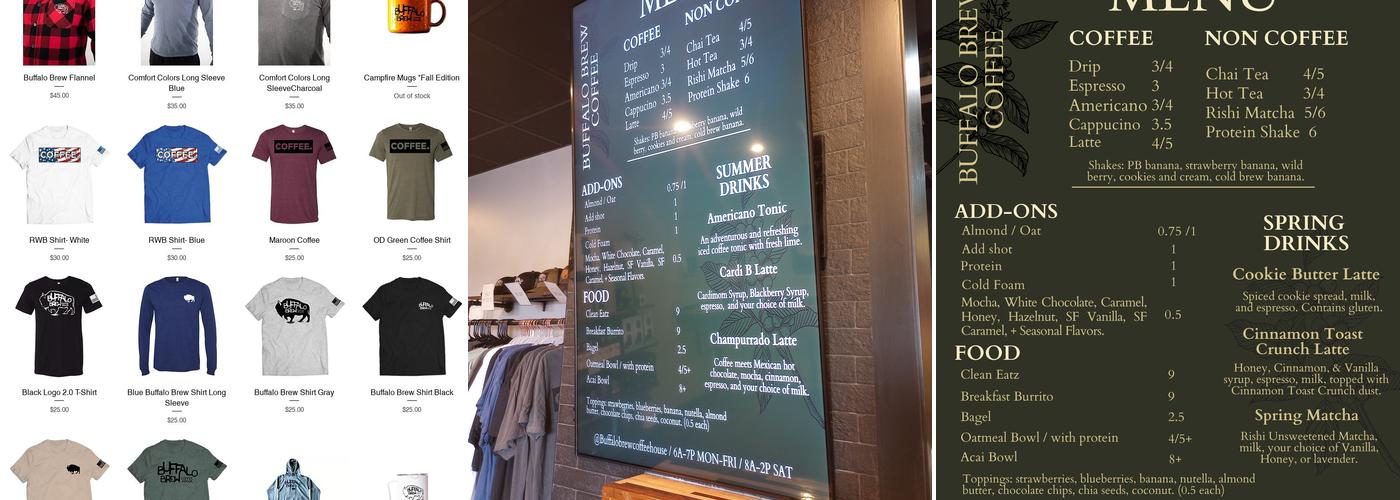 Buffalo Brew Coffee House Menu