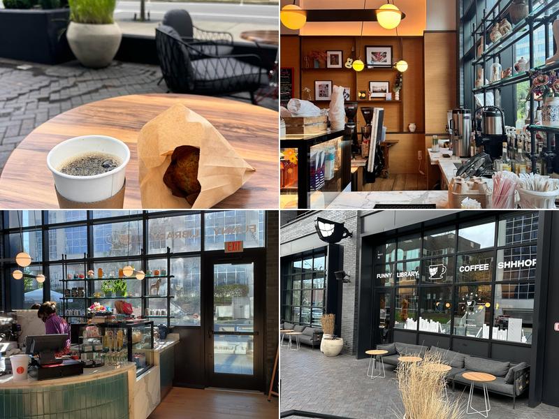 Funny Library Coffee Shop