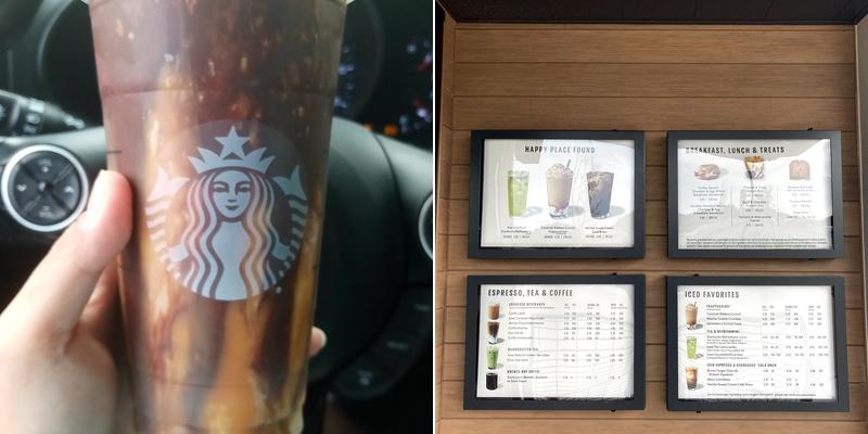 Starbucks Coffee Company Menu