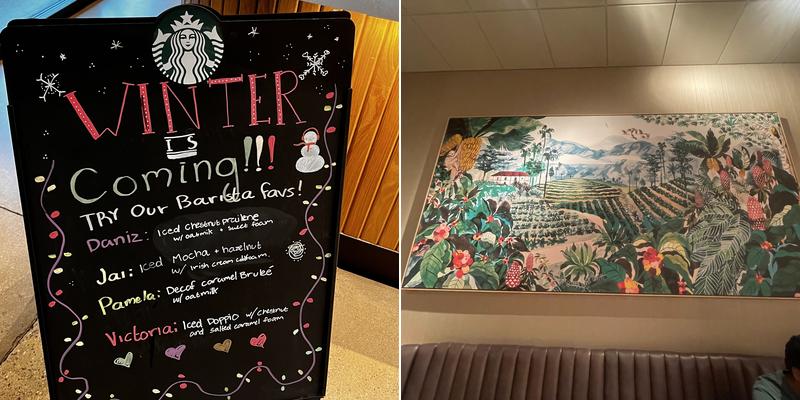 Starbucks Menu