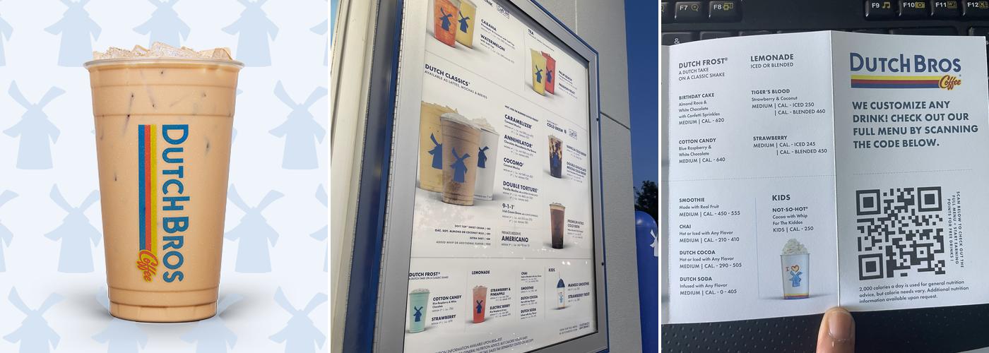 Dutch Bros Coffee Menu