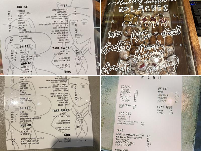 Far West Coffee Menu