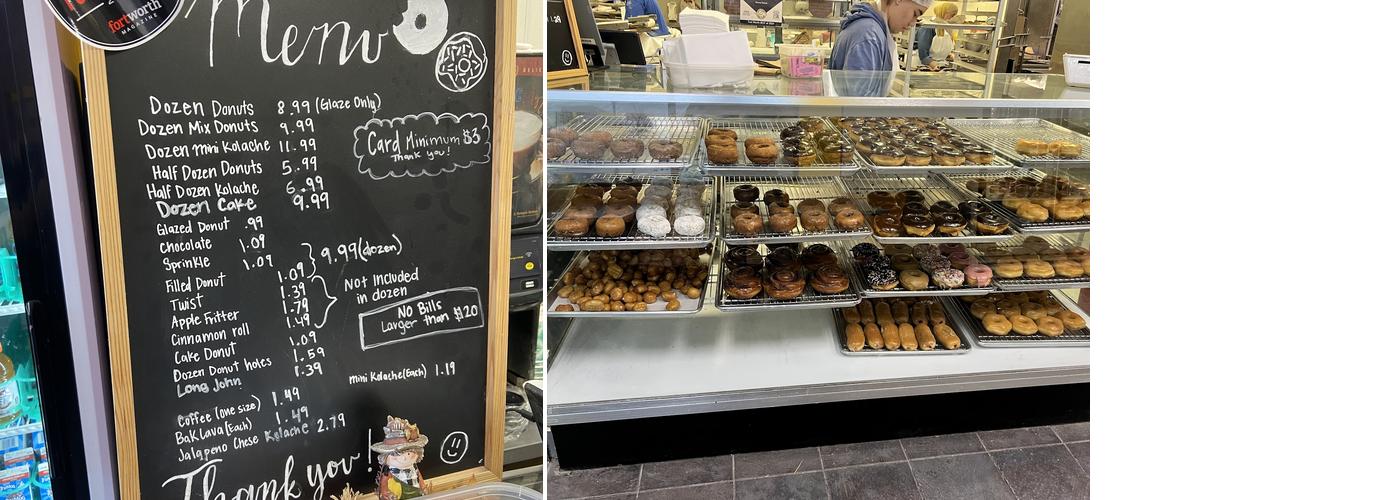 Mousa Donut Menu