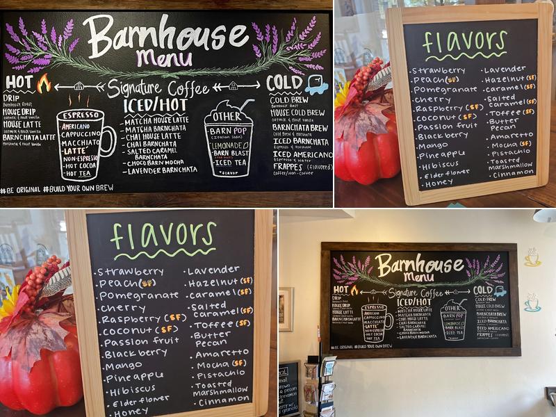 Barnhouse Menu