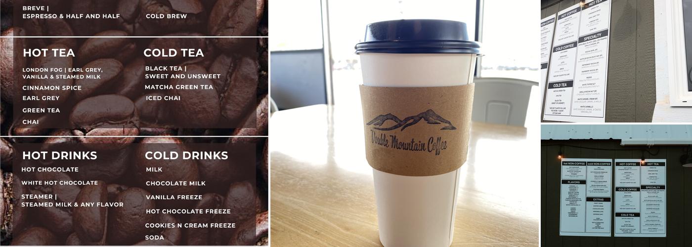 Double Mountain Coffee Menu