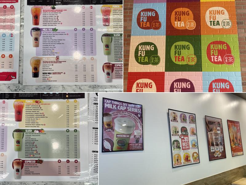 Kung Fu Tea Menu