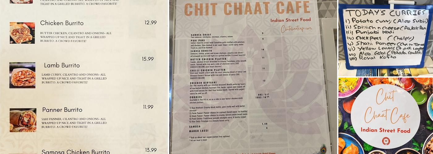Chit Chaat Cafe Menu