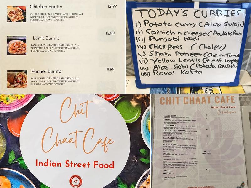 Chit Chaat Cafe Menu