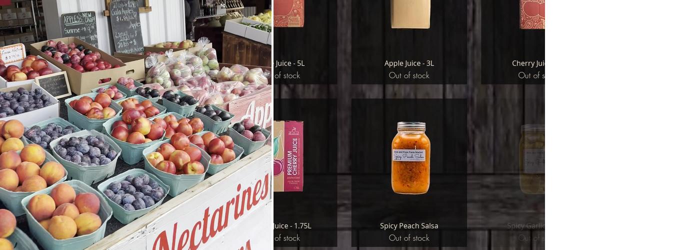 Mom & Pop's Farm Market Menu