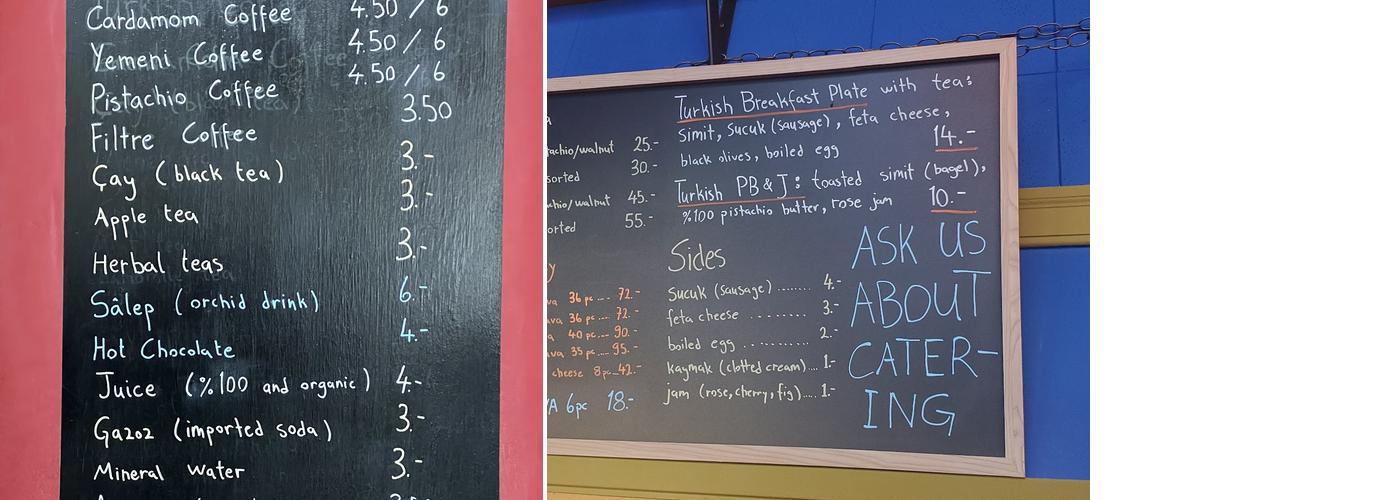 Ashuri Baklava Cafe Menu