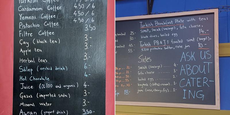 Ashuri Baklava Cafe Menu