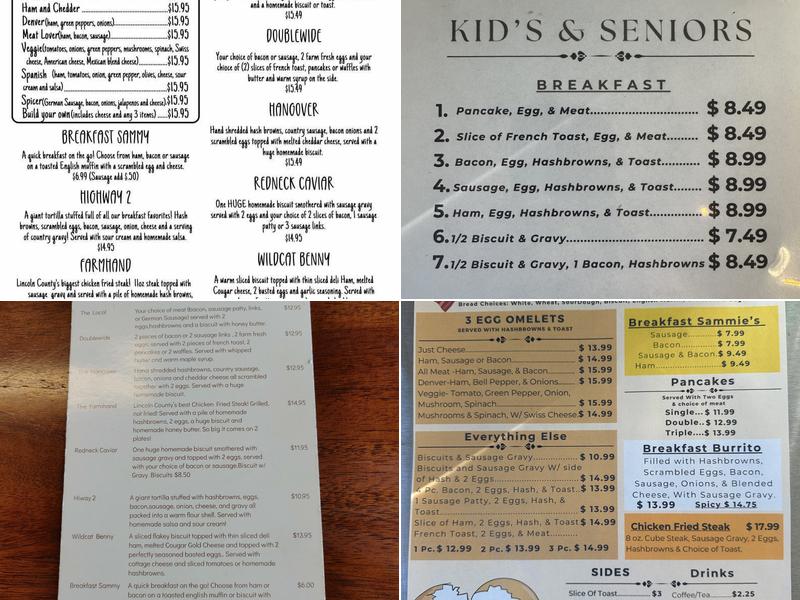 J&A Cafe (formerly Farmhouse coffee) Menu