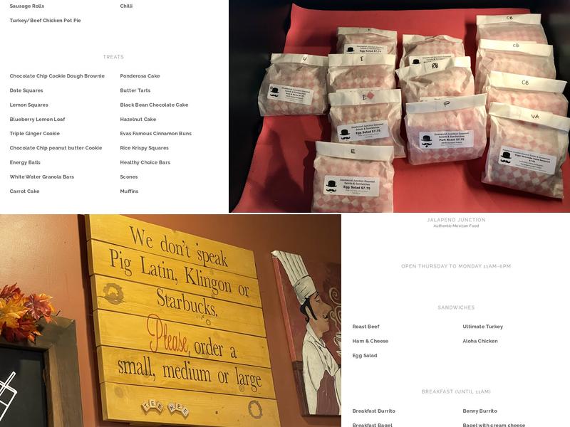 Deadwood Junction Greenwood Menu