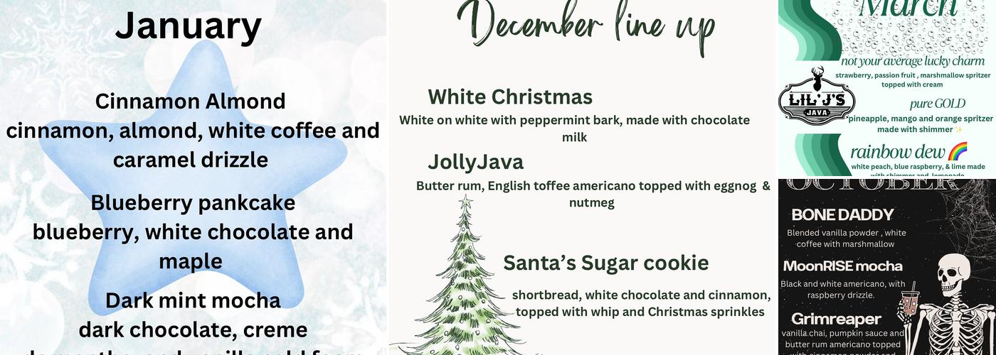 Lil' J's Java Menu