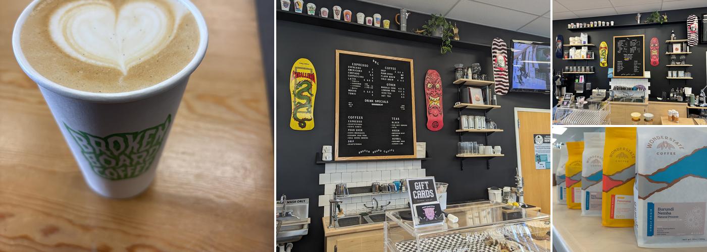 Broken Board Coffee Menu